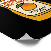 Mango Mustard 67 Six Seven 6-7 - Funny Brainrot Ki Poster (Hoek)