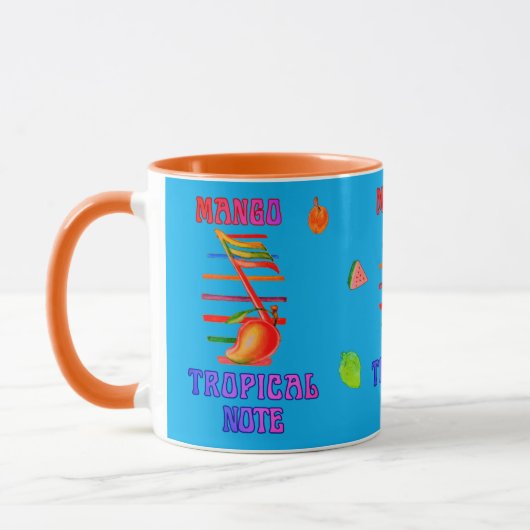MANGO MUZIEKNOOT ONTWERP BEKER MOK (Links)