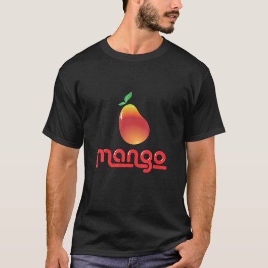 MANGO | Ontwerp van wolzomerfruit T-shirt (Voorkant)