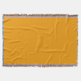 Mango Oranje Effen Kleur Deken