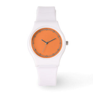 Mango Oranje kleureningang klaar om aan te passen Horloge