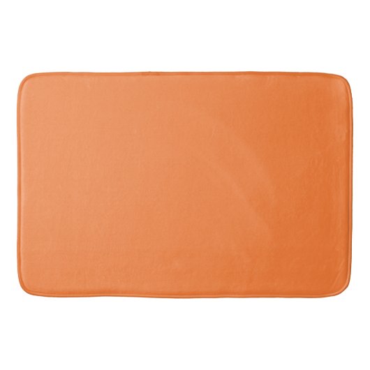 Mango Oranje kleurstijl klaar om aan te passen Badmat (Voorkant)