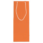 Mango Oranje Wine Gift Bag Wijn Cadeautas (Achterkant)