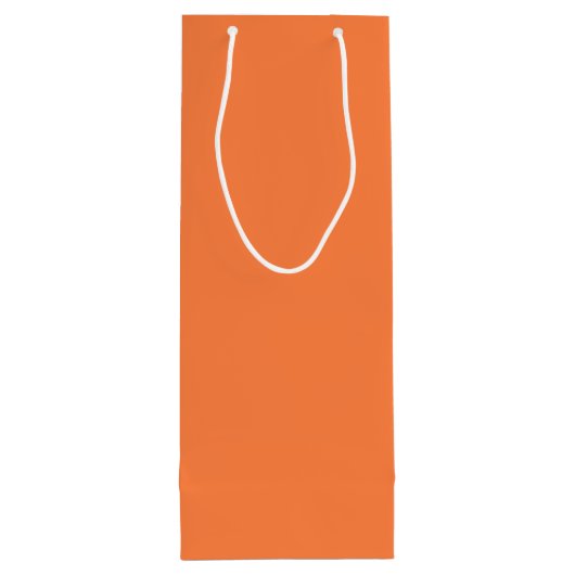 Mango Oranje Wine Gift Bag Wijn Cadeautas (Achterkant)