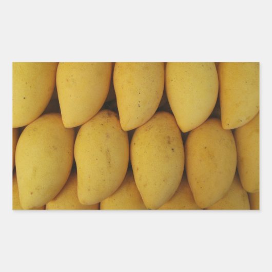Mango Rechthoekige Sticker (Voorkant)