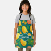 Mango regenboog kleurrijk gepersonaliseerd patroon schort (Insitu)