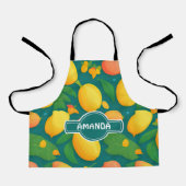 Mango regenboog kleurrijk gepersonaliseerd patroon schort (Voorkant)