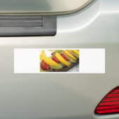 Mango Rice Sushi Food Bord Meal Cuisine Bumpersticker (Op auto)