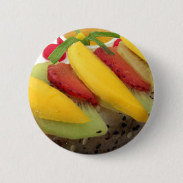 Mango Rice Sushi Food Bord Meal Cuisine Ronde Button 5,7 Cm