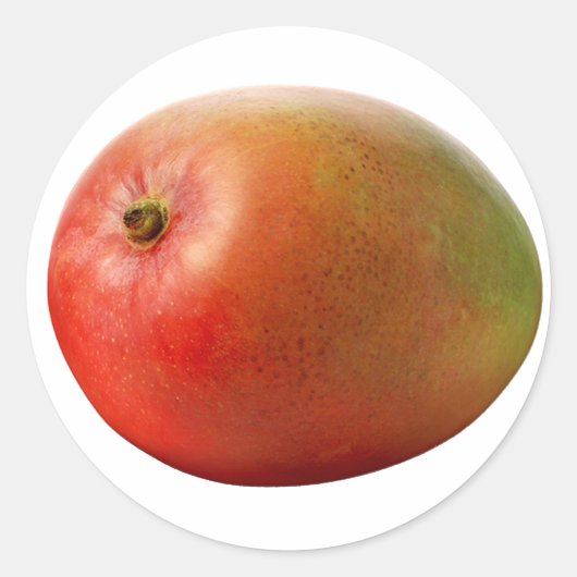 Mango Ronde Sticker (Voorkant)