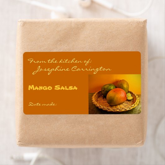 Mango Salsa Canning Labels (Insitu)