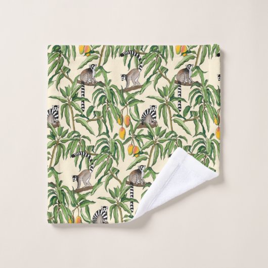 mango seamless pattern bad handdoek (Wasdoekje)