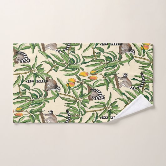 mango seamless pattern bad handdoek (Handdoek)