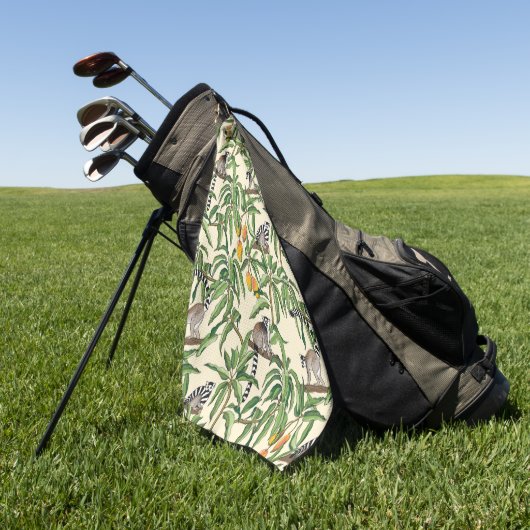 mango seamless pattern golfhanddoek (Groen)