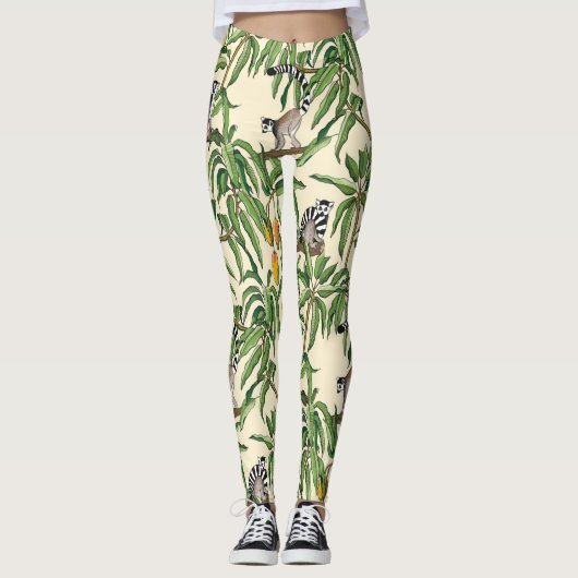 mango seamless pattern leggings (Voorkant)