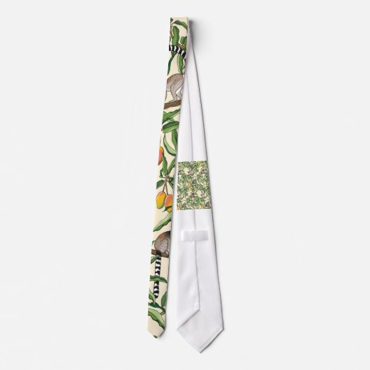 mango seamless pattern stropdas (Achterkant)