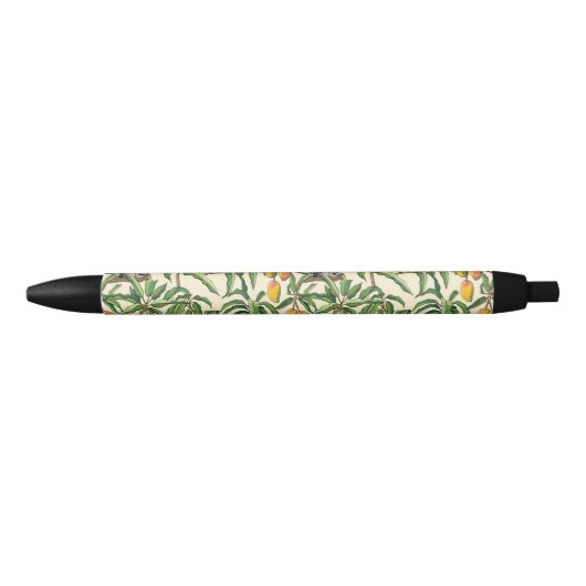 mango seamless pattern zwarte inkt pen (Voorkant)