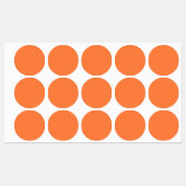 Mango Sinaasappel Stevige Kleur | Klassiek | Elega Labels (Vel)