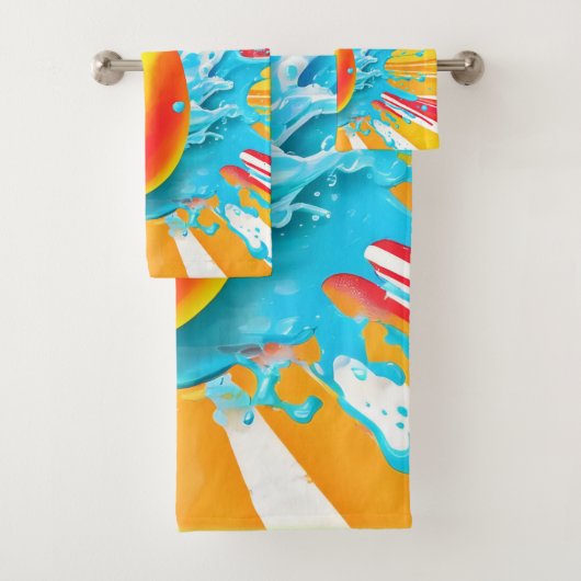 Mango Splash Delight Bad Handdoek (Insitu)