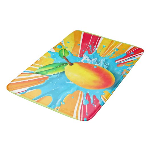 Mango Splash Delight Badmat (Gekanteld)