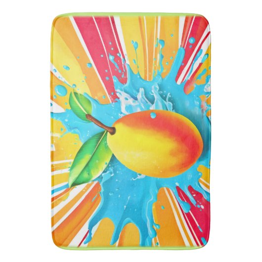 Mango Splash Delight Badmat (Voorkant Verticaal)