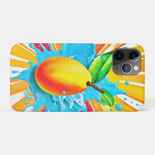 Mango Splash Delight Case-Mate iPhone Case (Achterkant (horizontaal))