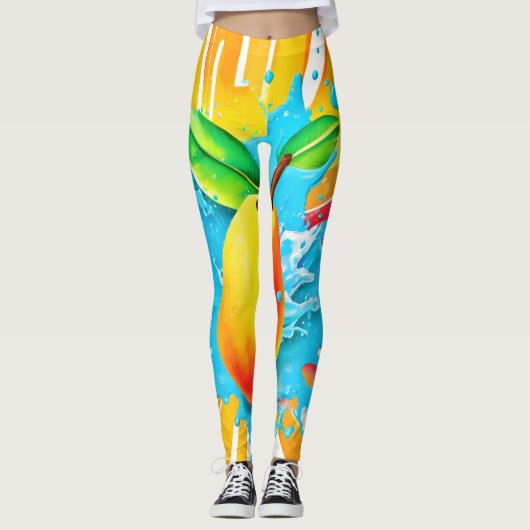 Mango Splash Delight Leggings (Voorkant)