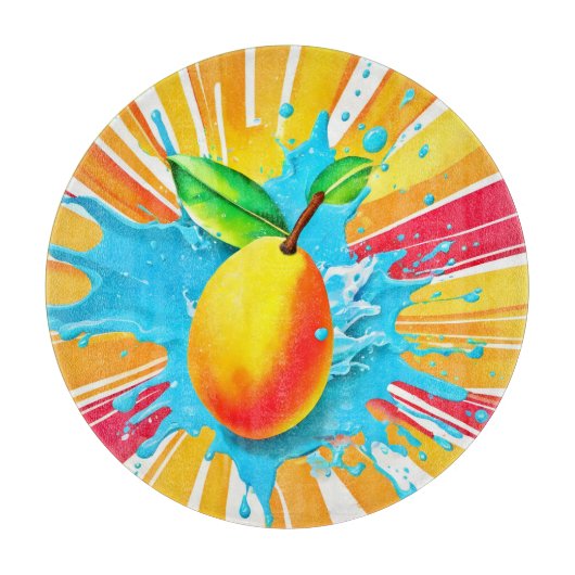 Mango Splash Delight Snijplank (Voorkant)