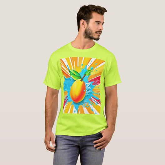 Mango Splash Delight T-shirt (Voorkant volledig)