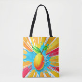 Mango Splash Delight Tote Bag (Voorkant)