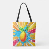 Mango Splash Delight Tote Bag (Achterkant)
