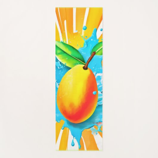 Mango Splash Delight Yogamat (Voorkant)