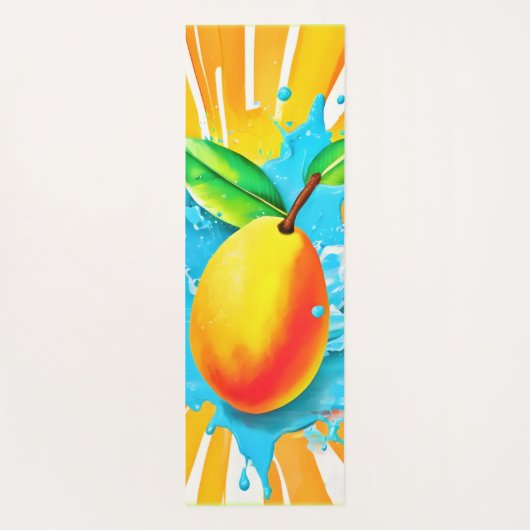 Mango Splash Delight Yogamat (Achterkant)