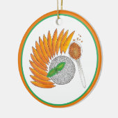 Mango Sticky Rice Dessert Thai Food Cuisine Keramisch Ornament (Links)