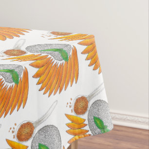 Mango Sticky Rice Dessert Thai Food Cuisine Tafelkleed