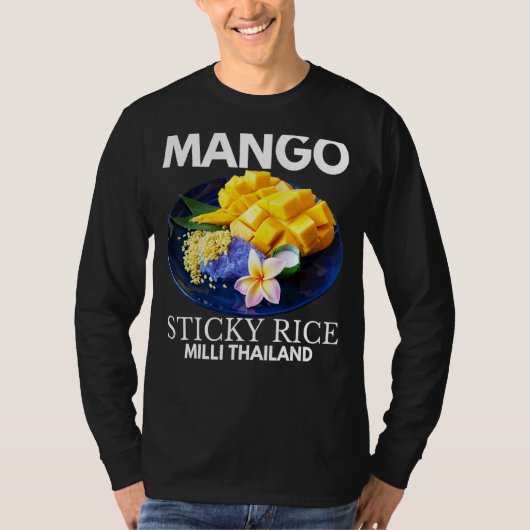 Mango Sticky Rice Milli Thailand Zomer Eten I 1 T-shirt (Voorkant)