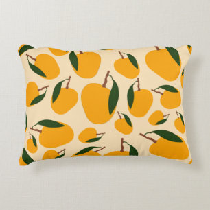 Mango Summer Fruit Pattern Accent Kussen