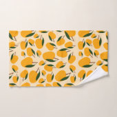 Mango Summer Fruit Pattern Bad Handdoek (Handdoek)