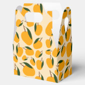 Mango Summer Fruit Pattern Bedankdoosjes (Geopend)
