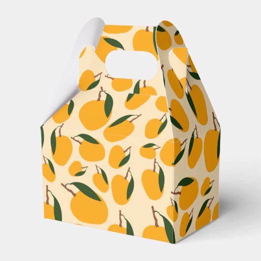 Mango Summer Fruit Pattern Bedankdoosjes (Voorkant Zijde)