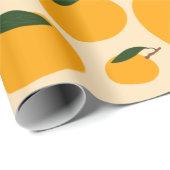 Mango Summer Fruit Pattern Cadeaupapier (Rol Hoek)