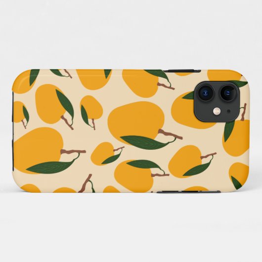 Mango Summer Fruit Pattern Case-Mate iPhone Case (Achterkant (horizontaal))