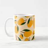 Mango Summer Fruit Pattern Koffiemok (Links)