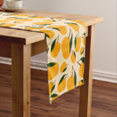 Mango Summer Fruit Pattern Korte Tafelloper (Voorbeeld)