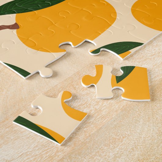 Mango Summer Fruit Pattern Legpuzzel (Zijkant)