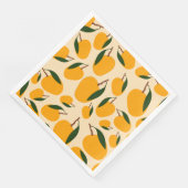 Mango Summer Fruit Pattern Servet (Hoek)
