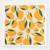 Mango Summer Fruit Pattern Servet (Voorkant)