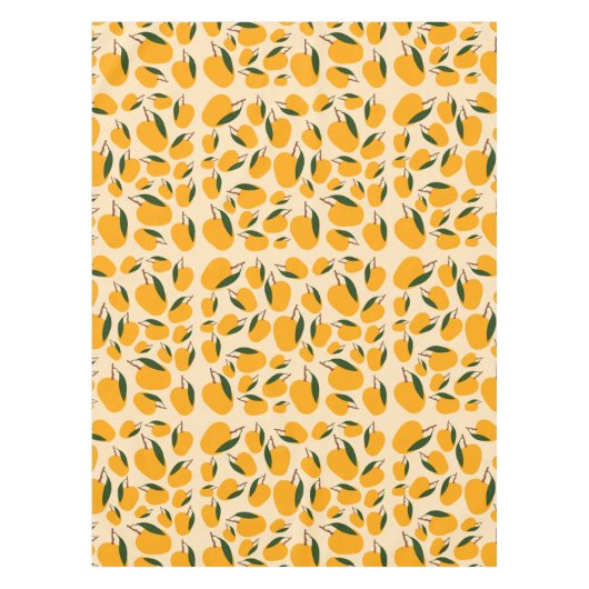 Mango Summer Fruit Pattern Tafelkleed (Voorkant)
