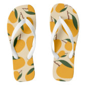 Mango Summer Fruit Pattern Teenslippers (Voetbed)