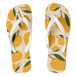 Mango Summer Fruit Pattern Teenslippers